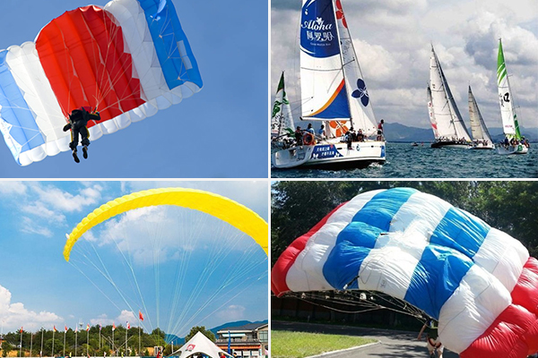 降落傘，滑翔傘，風帆專用激光裁剪設(shè)備